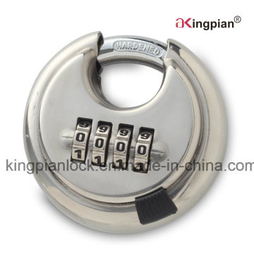 Stainless Steel Digit Code Combination Round Padlock